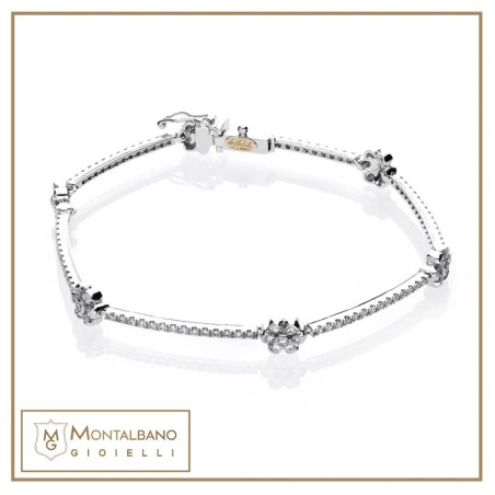 Bracciale bacchette e fiori